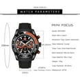 thumbnail image 5 of Men's Quartz Watch Waterproof Multifunction Sport Wrist Watches Luxury Silicone Strap Blue 0426, 5 of 6