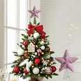thumbnail image 3 of Steadline Festive Purple Tree Topper - Lightweight Foam Star Christmas Decor with Hollow Design for Holiday Display - Seasonal Decorative Accent, 3 of 6