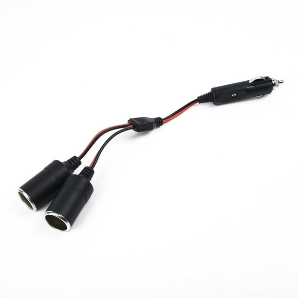 dual cigarette lighter adapter walmart Ana Double Power Dual Car Cigarette Lighter Socket Plug Adapter Charger  Splitter