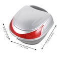 thumbnail image 3 of Motorcycle Trunk Scooter Trunk Tail Box Motorcycle Luggage Case Motorbike Storage Box, 3 of 9