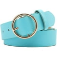 thumbnail image 1 of LinYooLi Ceinture Ronde en Faux Cuir pour Femmes, Robe Chic en Jean, Ceintures pour Dames, 1 of 4
