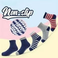 thumbnail image 5 of Baby Non Slip Grip Crew Socks with Anti Skid Soles for Infants Toddlers Kids Boys Girls 1-7 Years Baby Kids 5-10 Pairs Non Skid Ankle, 5 of 6