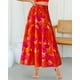 thumbnail image 2 of Falda BTFBM Midi con estampado floral Maxi para mujer Verano 2025, 2 of 6