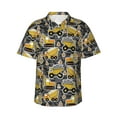 thumbnail image 2 of Goofa Excavator At Work Hawaiian Shirt for Men, Unisex Summer Beach Casual Short Sleeve Button Down Shirts,Aloha Tropical Floral print shirt-3X-Large, 2 of 9