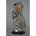 thumbnail image 3 of Nifao Clown Plays the Drams Resin Statue Silver finish – Home Office Decor Sculpture, 6"L x 6"W x 16"H, 3 of 11