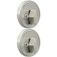 thumbnail image 5 of Hyper Tough Keyed Entry Classic Style Single Cylinder Deadbolt, Stainless Steel Finish, Twin Pack, 5 of 11