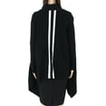 thumbnail image 2 of I.N.C Womens Open-Front Cardigan Sweater, Black, X-Large, 2 of 3