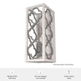 thumbnail image 7 of Hunter - Gablecrest 1-light Distressed White, Small Sconce Light, Dimmable, Transitional Style, for Bedrooms, Dining, Living Rooms - 19376, 7 of 7