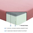 thumbnail image 6 of OakvillePark Roxbury Mattress Pillow Set, Full, Pink, 6 of 9