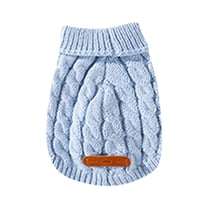 WRTFVZA Dog Sweater Medium Size Dog,Frenchie Clothes,Cat Outfits Soft & Warm Pet Outfit Clothes for Cold Weather, Cozy Pullover Design