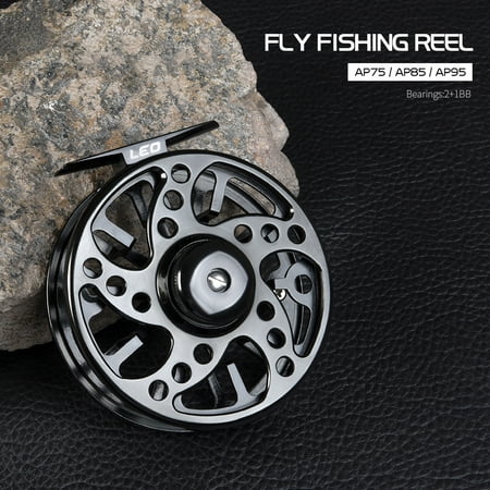 LEO FISHING Fishing Reel 5/6 / 7/8 Alloy Reel 3/4 / 7/8 2+1 Reel 3/4 / Reel Aluminum Alloy 7/8 2+1 Ball Aluminum Alloy Reel 3/4 / 5/6 Fly Reel 2+1 Ball Left Eryue Left Interceable Fly Zdhf