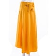 thumbnail image 3 of goowrom Femmes Taille Haute Jupe Pure Mode Arc Plissé Jupe Longue Plissée, 3 of 7