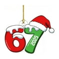 thumbnail image 5 of JLFNYA 67 Christmas Ornament, Christmas 67 Acrylic Ornament, Funny 67 Ornaments for Christmas Tree, Christmas Decoration, Hanging Ornaments, Xmas Holiday Home Decor, Christmas Birthday Gifts, 5 of 6