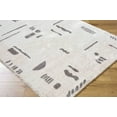 thumbnail image 3 of Mark&Day Washable Rugs, 3x7 Shareef Modern Charcoal Runner Area Rug, Grey Light Beige Carpet for Hallway, Kitchen, Bedroom or Living Room (2'7" x 7'3" Runner, Machine Washable), 3 of 7