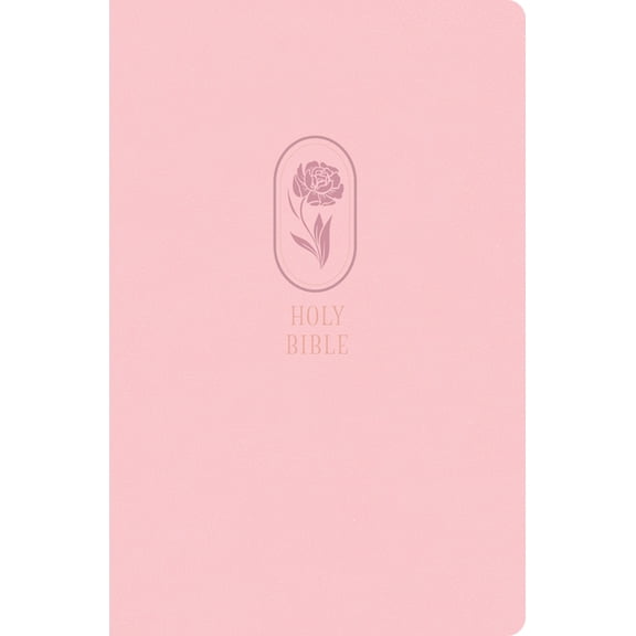 KJV Large Print Personal Size Reference Bible, Pink Leathertouch, (Hardcover)