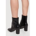 thumbnail image 3 of Women's Almond Toe Mid Block Heel Booties, 3 of 3