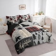 thumbnail image 2 of Feelyou Adventure Bedding Comforter Set 7pcs, Lodge Cabin King Bedding Sets, 2 of 7