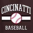 thumbnail image 6 of Wild Bobby City of Cincinnati Baseball Fantasy Fan Sports Unisex Hoodie Sweatshirt, Brown, X-Large, 6 of 6