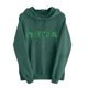thumbnail image 2 of Xuyuer Womens St. Patrick's Day Clover Print Hoodie Casual Long Sleeve Sweatshirt Irish Shamrock Pullover Tops Sweatshirts Clover Print Shirts Casual Irish Gift Loose Fit Tops, 2 of 6