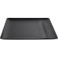 thumbnail image 2 of Premium Heavy Duty Plastic Plates - Linear Squared (40 Pack) - Wedding China Like (6.5 Inch., Black) - Crown, 2 of 4