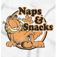 thumbnail image 2 of Funny Garfield Cartoon Naps N Snacks Romper Boys or Girls Infant Baby Brisco Brands 12M, 2 of 6