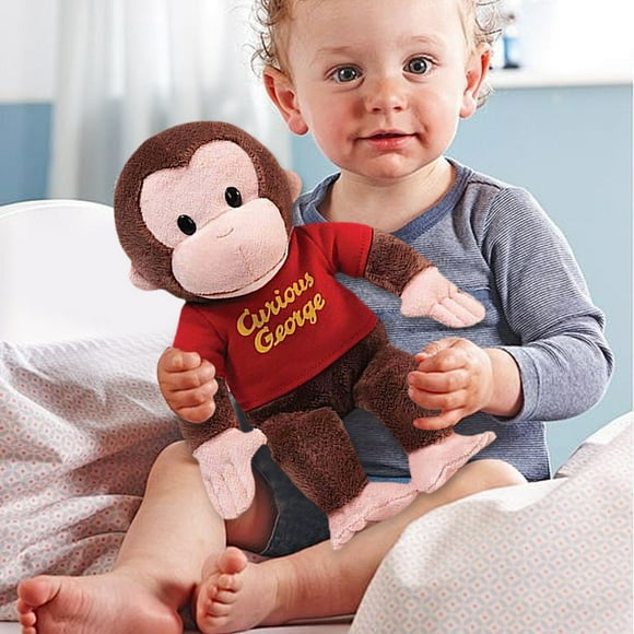 Curious George Plush Toy 15.7'' – Soft Stuffed Monkey for Kids, Birthday Gift for Children