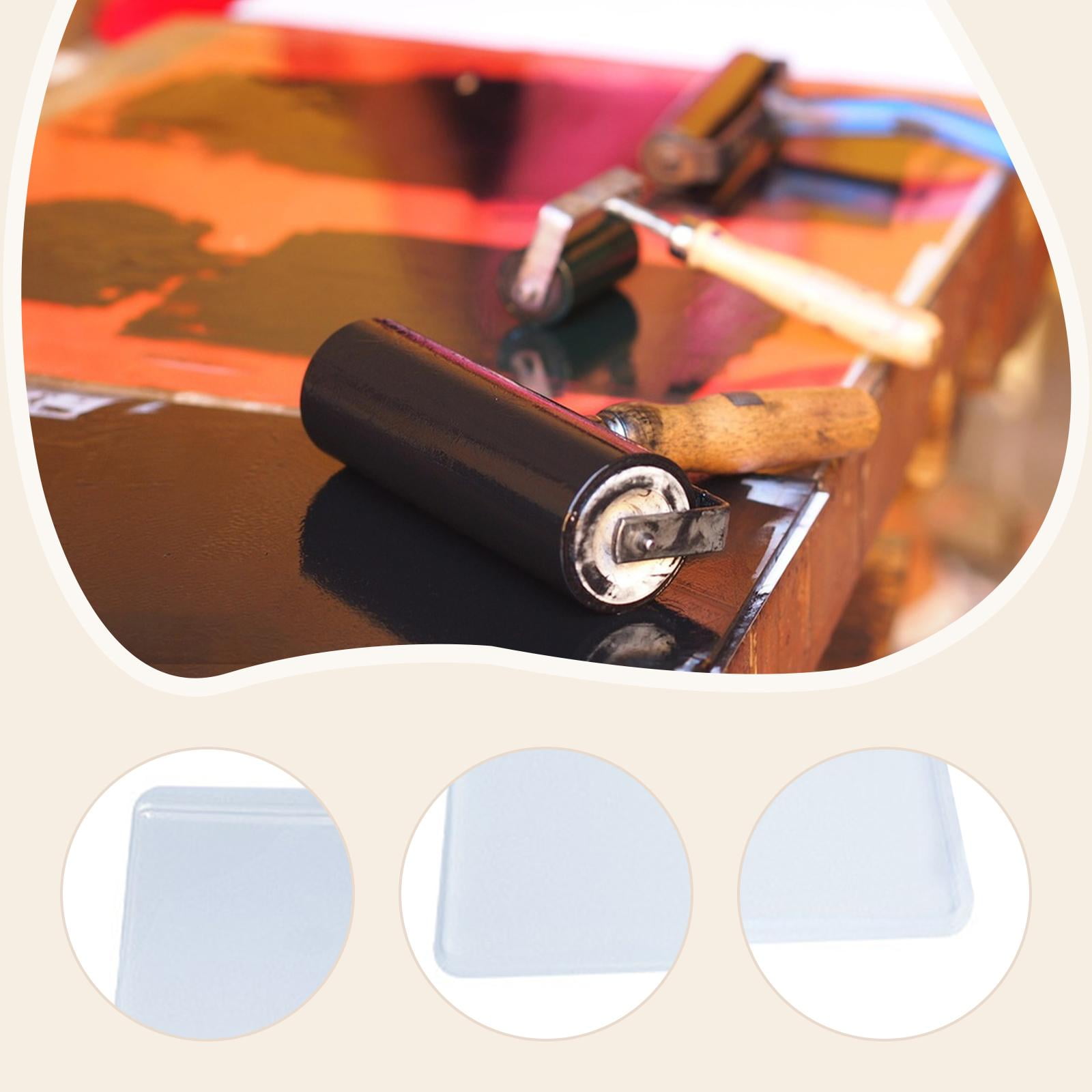 Gel Print Plate Painting Tool Art Supplies A4 Size Practical Sturdy Design for Card Making and Journaling