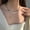Platinum, variant on Double Layer Herringbone Necklaces | 925 Sterling Silver Chain with Gold or Platinum | Retro Stacking Necklace for Women | RJ Designs