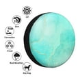 thumbnail image 4 of Balery Cyan Mint Marble Cubiertas para Neumáticos - Protector Resistente para Neumáticos de Camioneta, SUV, Remolque, Camper y RV-15 inch, 4 of 6