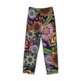 thumbnail image 4 of Fotbe Vintage Floral Men's Pajama Pants,Sleepwear Pants,Pj Bottoms Drawstring And Pockets-Medium, 4 of 9