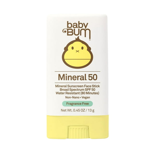 Protector solar en barra Sun Bum Baby Bum Mineral SPF 50 13 ml
