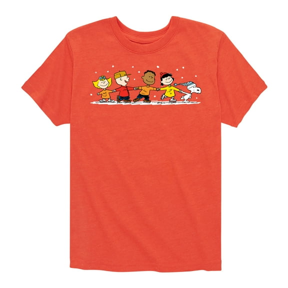 Peanuts - Group Skate - Toddler & Youth Short Sleeve Graphic T-Shirt