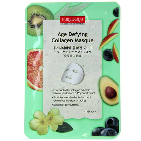Age Defying Collagen Masque, Purederm Age Defying Moisturizing (The Best Collagen Mask)