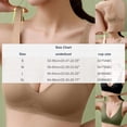 thumbnail image 5 of Kukoosong Sports Bras for Women Fashion Women's' Seamless Soft Support Underwear with Deep V Gathering No Steel Ring Thin Beautiful Back Adjustable Bra Full Cup, Sizes L, 5 of 7