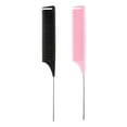 thumbnail image 1 of 2x peinetas para el cabello que resaltan el tejido fino y profesion para el cepillo de salón Pin Tail Yuyangstore Peine para resaltar el cabello con dientes finos, 1 of 8