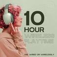 thumbnail image 3 of iJoy Ultra Wireless Over-Ear Headphones, Green, 3 of 6
