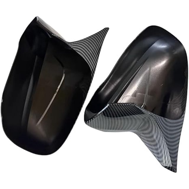 Compatible For Lexus ISIS250 IS300 IS350 2008 2009 2010-2012 No Light LHD Car Side Wing Rearview Mirror Cover Reversing Mirror Cap Trim(Carbon Look)