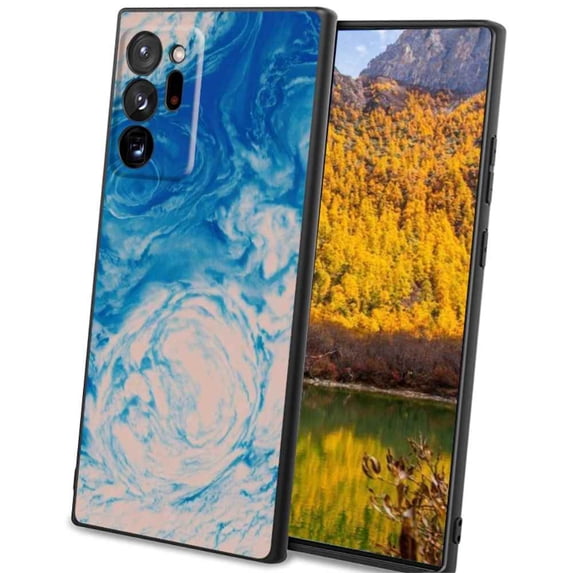 Blue-Marble-77 Phone Case, Degined for Samsung Galaxy Note 20 Ultra 5G Case Men Women, Flexible Silicone Shockproof Case for Samsung Galaxy Note 20 Ultra 5G