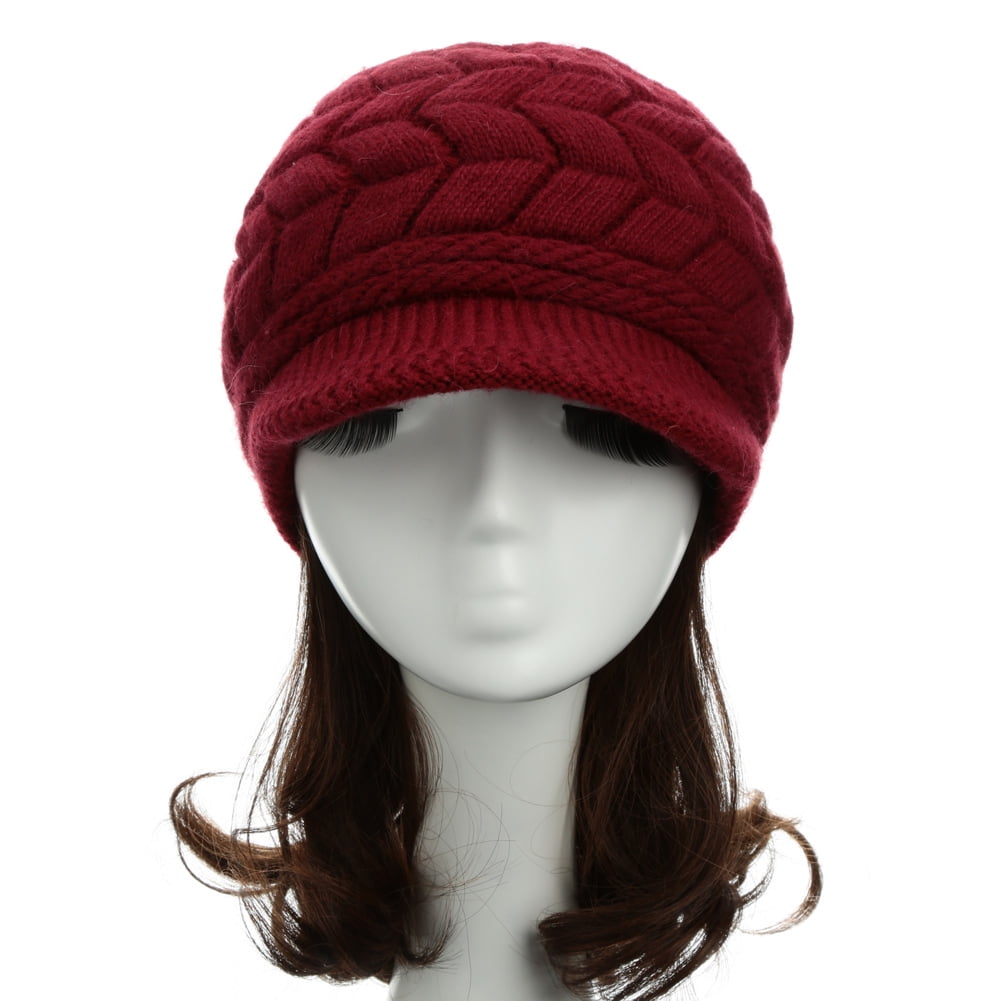 women's knit beret hats