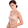 thumbnail image 3 of BIMEI Women's Mastectomy Bra Pockets Wireless Post-Surgery for Breast Forms Everyday Bra 8318,Beige, 38A, 3 of 9