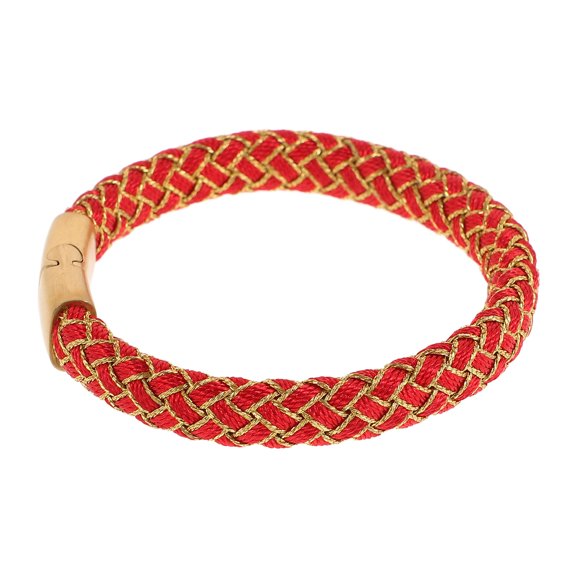 ELAYARD Fashionable Red Woven Bracelet Portable String Wrist Chain for Daily Wear
