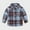 Multicolor, variant on Nrmvnmi Toddler Boys Girls Fashion Plaid Shirt Turn Down Neck Long Sleeve Button Shirt Casual Shirts Size 18 Months-6 Years