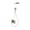Chrome, variant on Resort 10-in Rain Showerhead Combo Shower System with Adjustable Handshower Slide Bar and Pressure Balanced Mixing Valve Oil Rubbed Bronze
