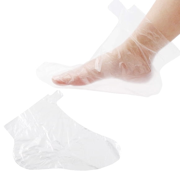 Matsuzay Delineador transparente para pies de 100 piezas, revestimientos de un solo para el cuidado de la piel, pedicura, bolsas para cubrir los pies, Juegos de accesorios de baño Matsuzay BFH000527-00