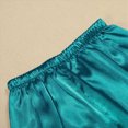 thumbnail image 6 of NOLDARES Baby Girls Boys Silk Pajamas Set Solid Long Sleeve Button Down Shirts Tops and Pants Infant Silk Pj Lounge Sets(K022-Green), 6 of 8