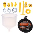 thumbnail image 1 of CAROOTU 15Pcs Plastic Filling Funnel Spout Pour Oil Tool Spill Proof Coolant Filling, 1 of 4