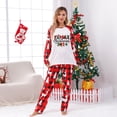 thumbnail image 5 of Zwiiyzr Family Matching Sets Christmas Jammies for Mom Christmas Women Mom Plaid Printed Blouse Tops+Pants Family Matching Pajamas Set 2025 White, 5 of 7