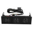 thumbnail image 4 of Altavoz del panel frontal de la PC Estéreo Surround Caja de computadora Micrófono incorporado Altavoz 5.25in STW9005, 4 of 12