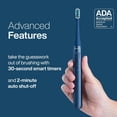 thumbnail image 3 of AquaSonic Icon Slim Electric Toothbrush - For Adults and Kids, Magnetic Holder, Travel Case, Rechargeable (Navy), 3 of 8