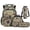 Camouflage Hunting Duck, variant on Aplkyhs Blue Axolotl Kids Backpack Set of 4 with Lunch Box Pencil Case Bottle Sleeve for Girls Boys Large Capacity Lunch Bag for Teens Elementary Middle School